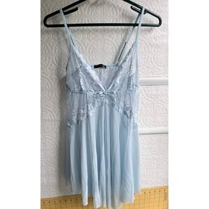 Avidlove Women Lingerie Lace Babydoll Mesh Nightgown Chemise Boudoir‎ L